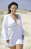 Crochet Babydoll Plus Size Cover Up - Women's Swimwear Plus Size Swimsuit