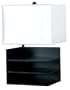 Kenroy Home 20290BL Inbox 1 Light Table Lamp - Black in Black,