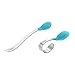 green sprouts Learning Spoon Set, Aqua, 9 Months
