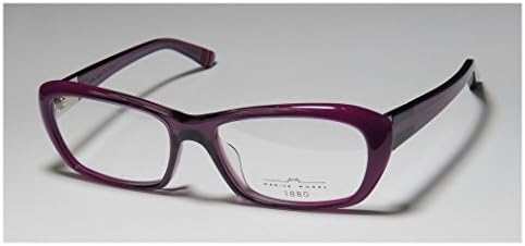Marius Morel 1880 2030m Mens/Womens Rx Ready Beautiful Designer Full-rim Eyeglasses/Eyewear (54-16-135, Purple)