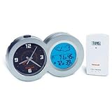 Honeywell TC681ELW Dual View Wireless Digital Weather Station with Analog Quartz Clock