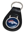 Denver Broncos Leather Key Chain