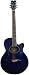 Dean Performer Arch-Top Mini Jumbo Acoustic/Electric Cutaway Guitar Blueburst