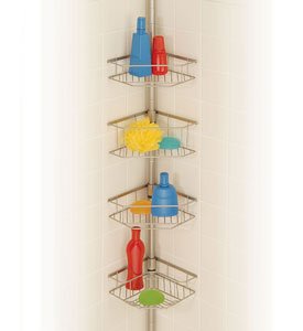 Tension Pole and Shower Caddy by Better Bath Tension Pole and Shower Caddy by Better Bath