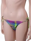 O'Neill Plaid Tie-side Bikini Bottom
