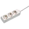 as - Schwabe 11331 3-fach-Steckdosenleiste wei� 3m H05VV-F 3G1,5, IP20 Innenbereich