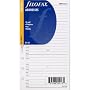 Filofax Personal Agenda Refill - Name, Address, Email, Phone, Fax - White 130201
