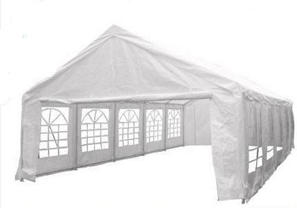 Quictent 32'x16' Heavy Duty Party Wedding Tent Carport Canopy White w/ Side Walls