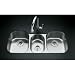 KOHLER K-3165-NA Undertone Triple-Basin Undercounter Kitchen Sink