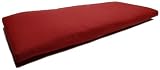 Outdoor Living : Strathwood Gibranta 2-Seater Bench Cushion, Garnet