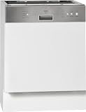 Bomann GSPE 773.1 teilintegrierbarer Geschirrsp�ler / A+ A / 12 Ma�gedecke / 55 db / Edelstahl
