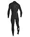 O'Neill Youth Epic 4/3mm Back Zip Full Wetsuit, Black/Black/Black, 10