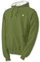 Mens Champion Double Dry Hooded Sweatshirt Green XL