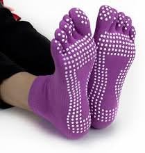 High Quality Yoga Socks, Non-Slip, Anti-odor &amp; Antibacterial, Great For Pilates &amp; Barre, Increase Safety With Multiple Grips On Foot, Full Toe Sock, Incredible And Natural Barefoot Feel