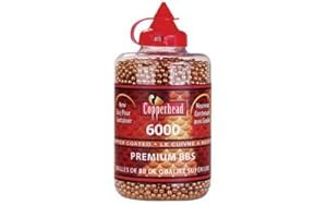 Crosman Copperhead 6000 Copper Coated BBs in a Bottle