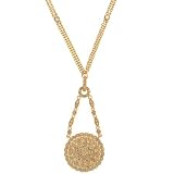 Vermeil with Cubic Zirconia Circle Necklace