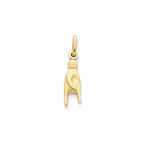 14k Good Luck Hand Charm