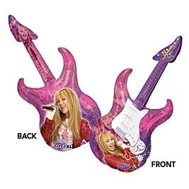 Hannah Montana 41 Guitar Shaped Mylar Balloon by 