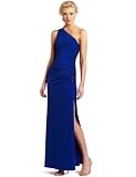 Laundry by Shelli Segal Women's One Shoulder Beaded Gown