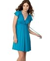 Soprano Flutter-Sleeve Knit Dress with Side Tie
