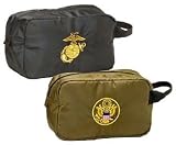 Military Logo Embroidered Travel Kit Bag- USMC -