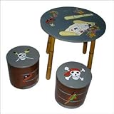 LC Creations Pirate's Life Round Table with Stools