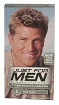 Just for Men Shampoo-In Hair Color, Dark Blond 15, 1 application, (Pack of 3)