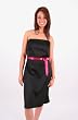Black Dress Strapless Designer Cocktail Laundry S 8