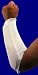 Arm Pads Elasticated-White (JUNIOR)