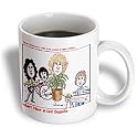 Londons Times Funny Music Cartoons - Robert Plant And Led Zeppilin - Mugs