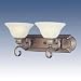 Pacific 2-Light Vanity Fixture - Kentucky Bronze