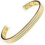 Mens Magnetic Copper Golf Bangle Bracelet