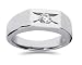 0.25 CTW Men's Diamond Ring in Platinum