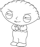Family Guy Stewie Window Decal Sticker S-FG-0003-R