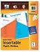 Avery 81824 Big Tab Two-Pocket Insertable Plastic Dividers 81824, 5-Tab Set