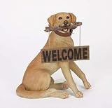 Yellow Labrador Outdoor Welcome Garden Statue