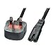 Figure 8 mains lead 2.5Amp 230/240v AC 50Hz 1.5 metre cable
