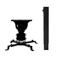 VideoSecu Universal LCD/DLP Projector Vaulted Ceiling Mount Bracket Black with 25.6" extension pole PJ2B 1C9