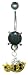Petite Bumble Bee Belly Button Ring so cute Petite Bumble Bee Belly Button Ring so cute