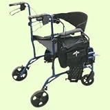 Translator, Rollator/transport Chair, Red