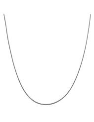 Sterling Silver 1.2-mm Round Snake Chain (24 Inch)