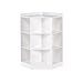 RiverRidge 02-144 6-Cubby, 3-Shelf Kids Corner Cabinet, White