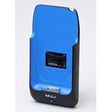 MiLi iphone用バッテリーパック ブラックーブルー 3R-IP2000BT-B-BLの画像