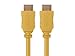 Monoprice 103955 Select Series High Speed HDMI Cable, 4K @ 24Hz, 10.2Gbps, 28AWG, 6ft, Yellow