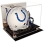Cardboard Gold Acrylic Football Helmet Display Case