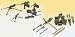 Academy 1/35 US Machine Gun Set # 1384_s-1
