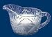Crystal Cut 8oz Plastic Coffee Cream Pitcher