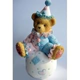 Cherished Teddies WALLY, Clown on Ball Figurine, 103934