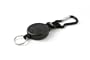 Key-Bak Retractable Reel with 48-Inch Kevlar Cord (Black)