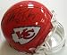 Christian Okoye Autographed/Hand Signed Kansas City Chiefs Replica Mini Helmet